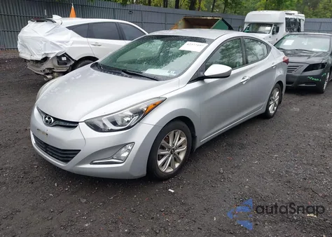 2015 Hyundai Elantra Se from USA, damaged, VIN KMHDH4AE9FU361073